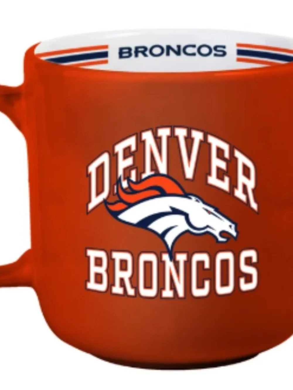 DENVER BRONCOS Striped Mug